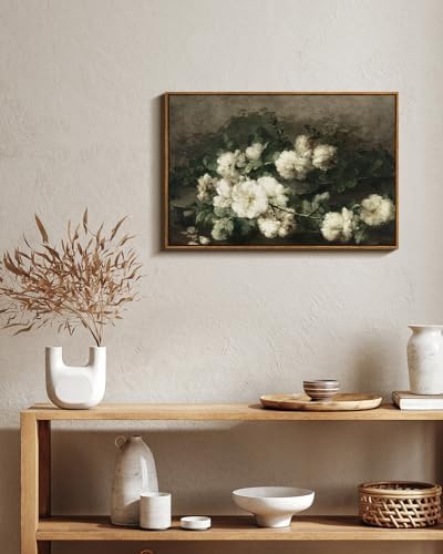InSimSea Framed Canvas Wall Art, Vintage & Modern Farmhouse Decor, Large Wall Art for Living Room & Bedroom, French Country Wall Prints, 20"x30" - Image 3