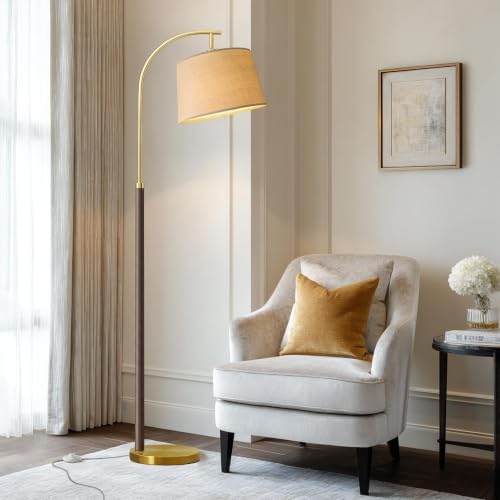 Real Wood Floor Lamps for Living Room Bedroom, 62" Mid Century Modern Lamp by G-SAFAVA