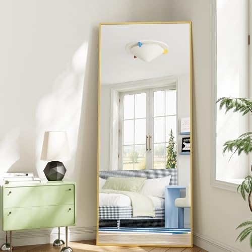 Koonmi 71"x28" Floor Mirror Full Length, Large Gold Mirror - Image 5