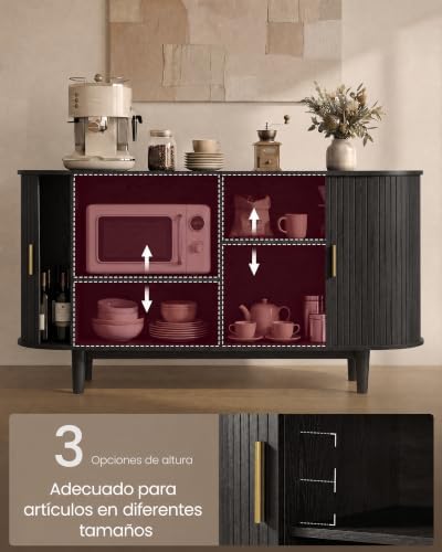 VASAGLE Storage Cabinet, Sideboard with Adjustable Shelves - Image 4