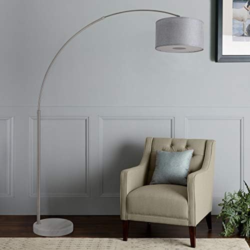 Major-Q Modern Arcing Floor Lamp - Tall Stand Up Arching Drum Shade - Large Contemporary Floor Lamp for Dining Rooms and Bedrooms - Corner Lamp for Office Lighting and Home Decor - Image 4