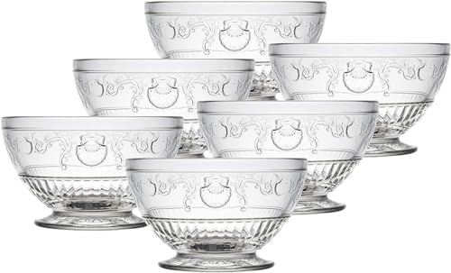 La Rochere Versailles Glass Bowl Set/6 by LaRoch%C3%A8re