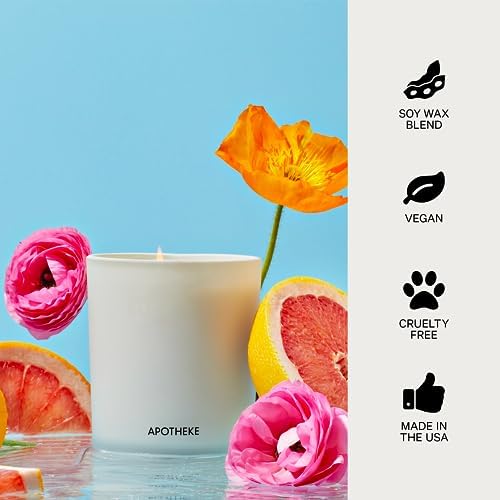 Apotheke Signature Scented Candles for Home, Sea Salt Grapefruit - 10.5 Oz - Image 6