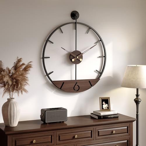 Cuspin 24 Inch Wall Clock Modern Farmhouse Wall Clock for Living Room Decor - Image 2