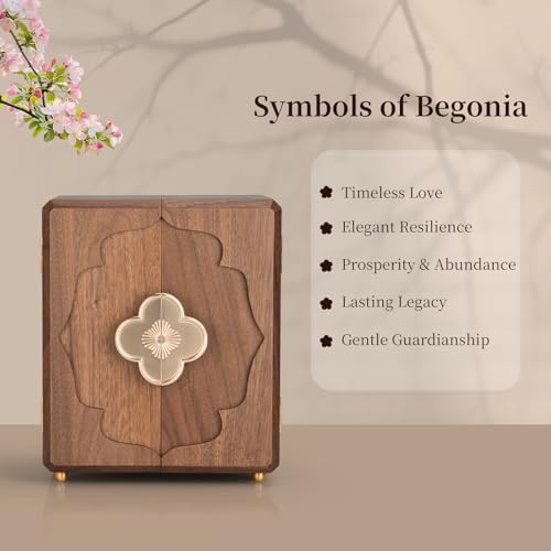 5-Layer Double-Door Walnut Wood Jewelry Box - Image 6