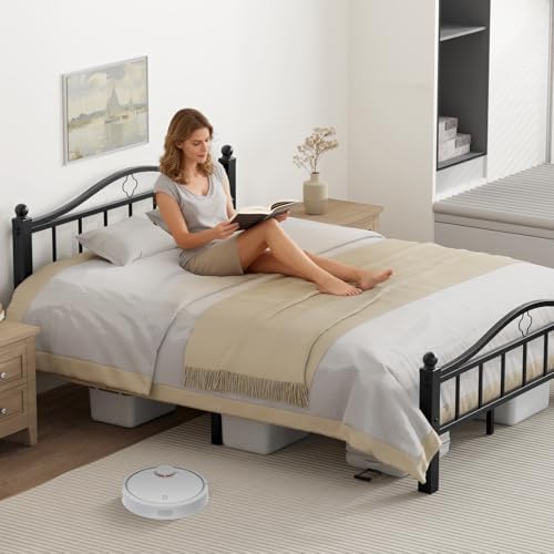 Metal Queen Bed Frame with Headboard - Image 4