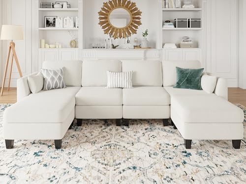 Modular Sectional Sofa 6 Seaters Modular Sleeper Sofa Couch - Image 2