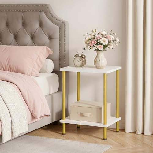 HOOBRO End Tables Set of 2, Small Side Tables, Nightstands for Small Spaces - Image 4