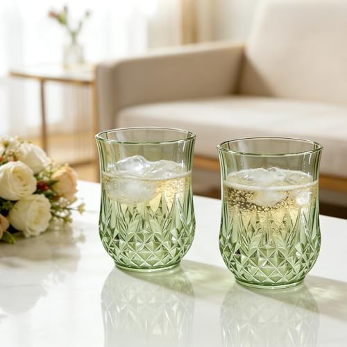12 Pack Plastic Stemless Wine Glasses, 12oz Unbreakable Wine Cups - Image 5