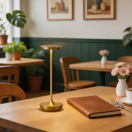 LED Rechargeable Cordless Table Lamp Battery Operated Light - Image 4