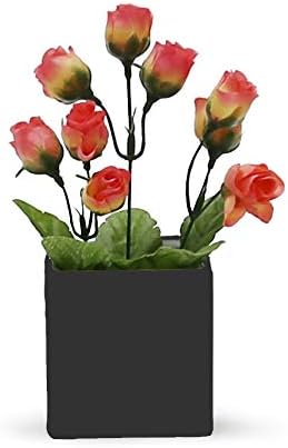 WGV Ceramic Cube Vase Bulk Width 4" Height 4" (Fits 3" Pot) Elegant Modern Block Square Floral Planter Terrarium Container Table Dresser for Event Accent Home Office Decor Black 12 Pieces - Image 5