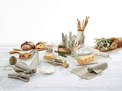 Linen Cocktail Napkin - 4.3 x 4.3 in - 50 units per roll - Cream - Image 4