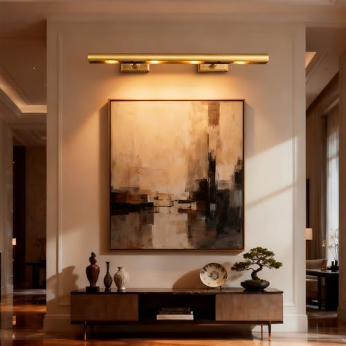 30 inch Picture Lights for Wall Hardwired Brass Picture Light - Image 5