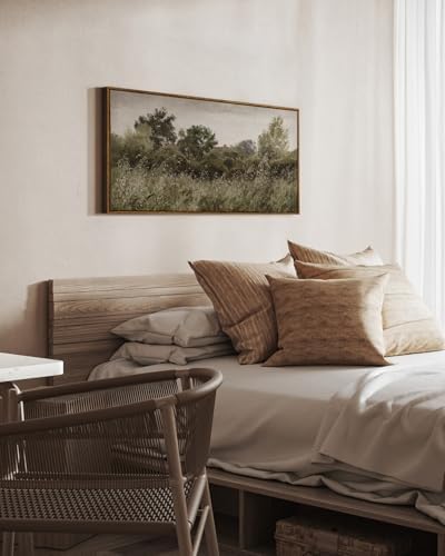 InSimSea Extra Large Framed Vintage Wall Art, Rustic Landscape,48x24in - Image 4