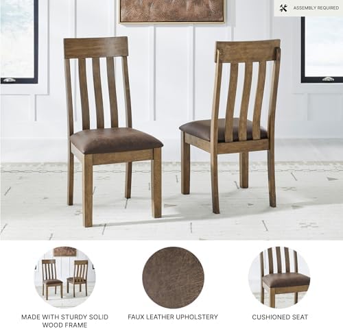 Signature Design by Ashley Vallister Dining Chairs Set of 2, Light Brown - Image 4
