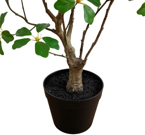 Nearly Natural 4 ft Artificial Dogwood Tree with Pot for Indoor Room Decor - Image 4