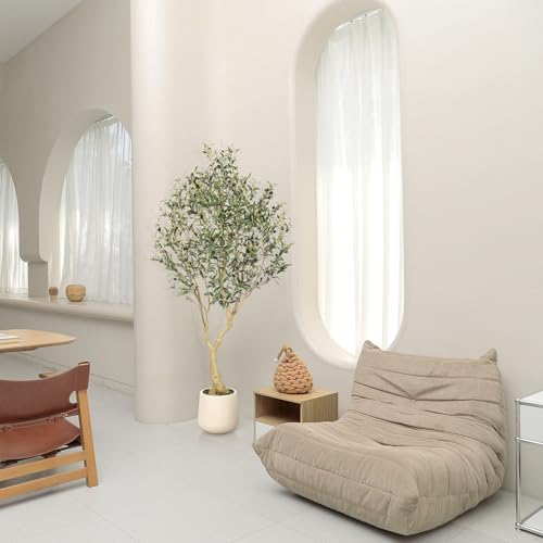 Realead 6ft Artificial Olive Tree with Tall Exquisite Planter - Image 6