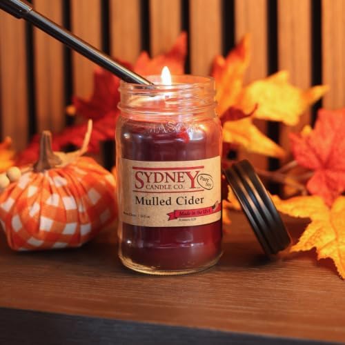 Soy Wax Fall Candles – Mulled Cider, Pack of 2 - Image 4