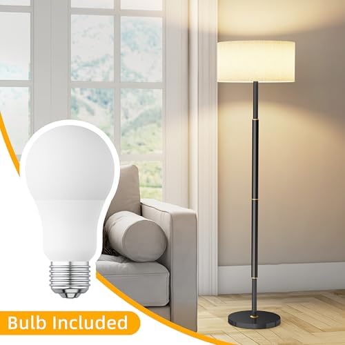A Modern Floor lamp with Remote Control, Featuring a Large Drum-Shaped Shade, Ideal for use as a freestanding Corner lamp in Living Rooms, bedrooms, and Dining Areas (Modern) - Image 4