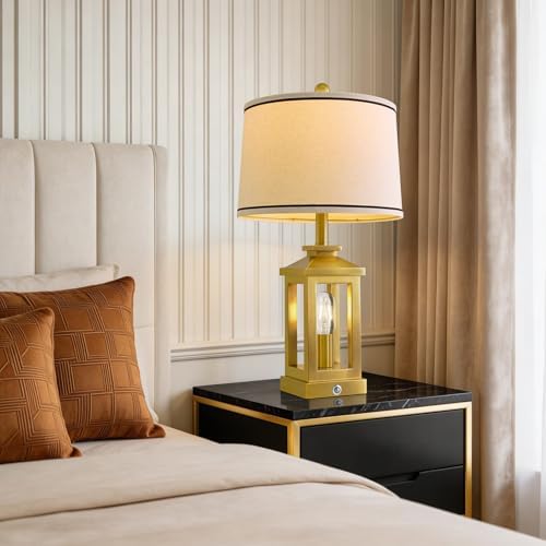 Modern Table Lamps Set of 2 for Living Room 23.75" Bedroom Nightstand Lamps - Image 6