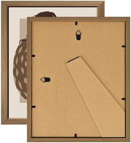 ANERZA 16 PCS Framed Boho Eclectic Wall Art Decor, Abstract Wall Collage Kit Prints for Bedroom Bathroom, Gallery Wall Frame Set, Minimalist Posters for Living Room Aesthetic, Beige and Brown Dorm Artwork - Image 4