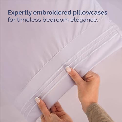King Size 4 Piece Sheet Set - Breathable & Cooling Sheets - Light Lavender - Image 6