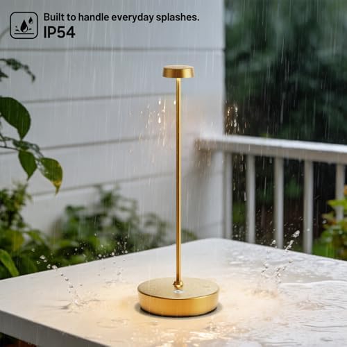 2 Pack Rechargeable Cordless Table Lamp, 6000mAh Battery Table Light - Image 2