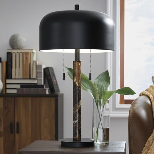 Signature Design by Ashley Alanbert Table Lamp, Industrial Dome Marble - Image 2