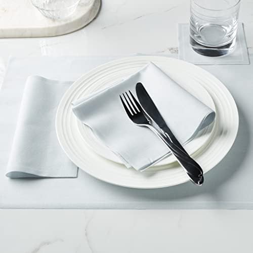 Cotton Cocktail Napkin - 4.3 x 4.3 in - 50 units per roll - Pearl Grey - Image 3