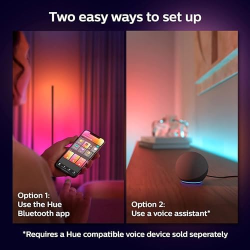 Philips Hue Indoor 6-Foot Smart LED Light Strip Base Kits with Plugs - Flowing Multicolor Effect - 2 Pack - Control with Hue App - Compatible with Alexa, Google Assistant and Apple HomeKit - Image 6