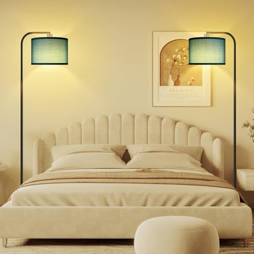 BoostArea Dimmable Floor Lamp for Living Room,Arc Remote Control Sofa Lamps,Stepless Dimmable & Colors Temperature,2700-6500k,Foot Switch,67 in All Modern Standing Lamp for Bedroom Office,Green - Image 7