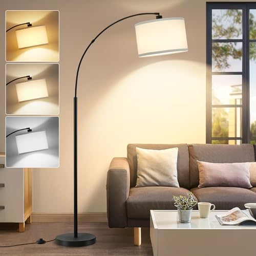 Luvkczc 71" Arc Floor Lamp for Living Room with Adjustable Lamp Head, by Luvkczc