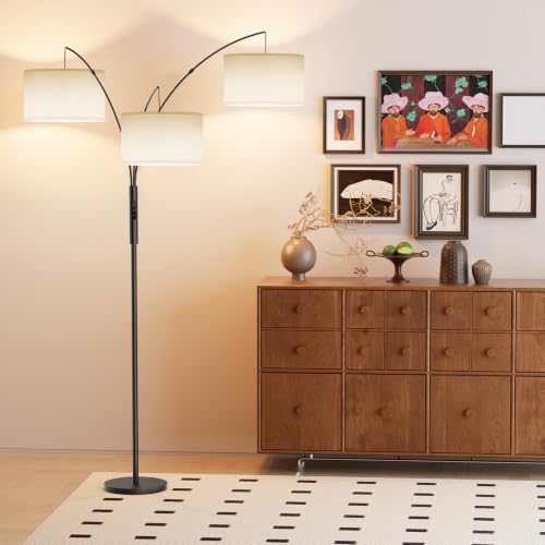 SIBRILLE Upgraded 36W Floor Lamps for Living Room - Super Bright Dimmable Tree Floor Lamp with Remote & Touch Control, Tall Lamp for Living Room Corner, Bedroom, Office - Image 2