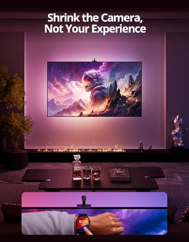 Ailofy TV LED Backlight with Camera, RGBIC Lights Sync with 75-85 Inch TVs - Image 5