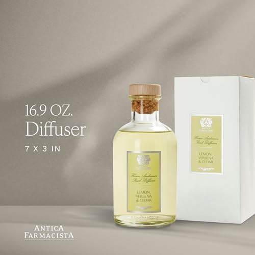 Antica Farmacista Reed Diffuser, Lemon, Verbena & Cedar,16.9 fl oz - Image 2