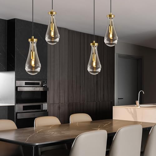 Raindrop Pendant Light Fixtures of 2 Lights,Tear Drop Pendants Light - Image 4
