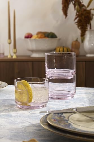 Lenox 897837 Tuscany Classics Stackable Short Glasses, Set Of 4, Blush - Image 4