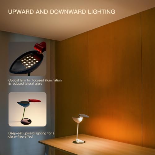 KEEY Modern Bird Desk Lamp Aluminum Night Light LED Reading Lamp Home Decor - Image 3