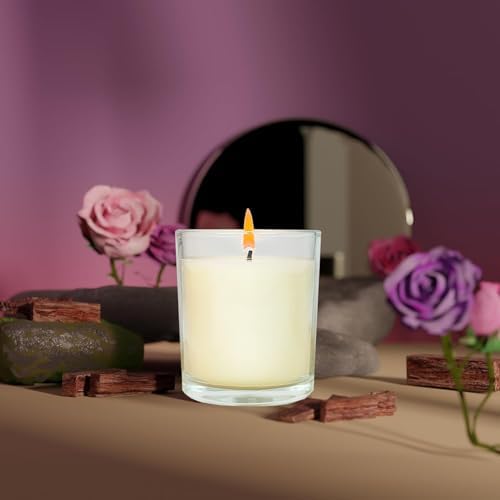 12 Pcs 6 Oz Bulk White Soy Candles,Vanilla Scented Candles Set,Bulk Aromatherapy Candle,Great Stress Relieving Scented Candle for Girls as a Gift for Birthdays, Weddings and More! - Image 5