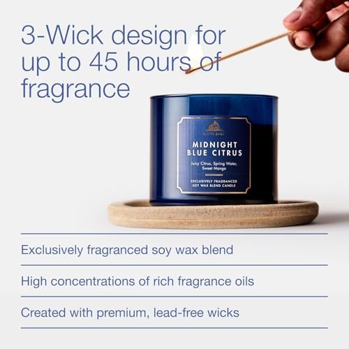 Bath & Body Works 3-Wick Candle, Midnight Blue Citrus, 2 Pack - Image 4
