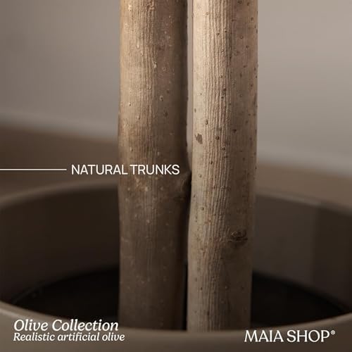 Maia Shop - 3ft 5in Artificial Olive Tree - Indoor Faux Plant Decor - Image 3