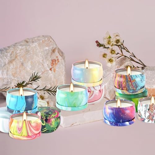 YOROXRG Scented Candles Gifts Set 24 Pack Soy Wax Travel Tin Jar Candles for Home 2.5 OZ Scented for Mom for Christmas, Birthday, Thanksgiving, Mother's Day - Image 3