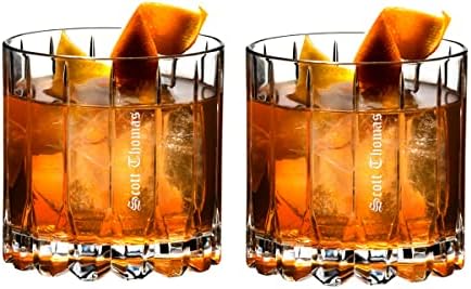 Riedel Drink Specific Glassware Rocks Glasses, 9.98oz, Set of 2 (Engraved) by Unknown