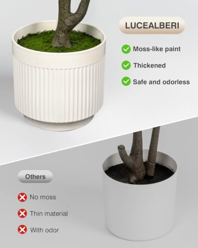 Artificial Olive Tree 7FT with Planter&Cotton Basket - Image 5