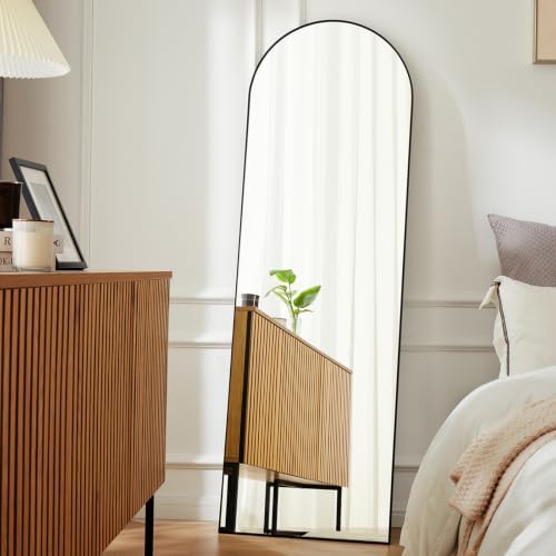 DUMOS 63"x20" Arched Full Length Floor Mirror, Full Body Mirror with Stand by DumosLifestyle