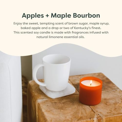 Calyan Wax Co. Dignity Series Apples & Maple Bourbon Scented Candle - Image 3