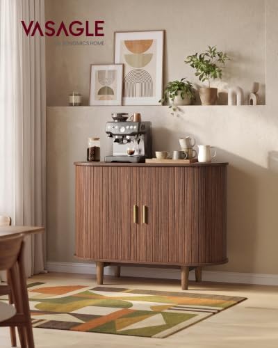 VASAGLE Storage Cabinet, Sideboard with Adjustable Shelves - Image 2