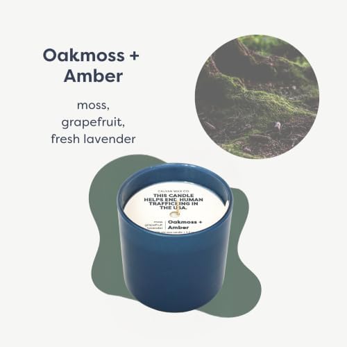 Calyan Wax Co. Dignity Series Oakmoss & Amber Scented Candle - Image 2