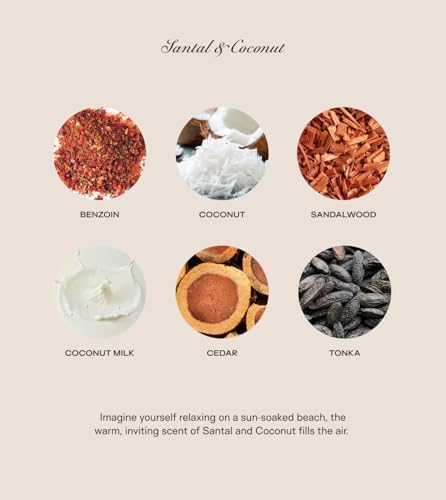 | Huge 10lb Luxury Candle, 150oz, 500 Hours | Santal & Coconut | Coconut, Sandalwood, Cedar, Tonka | Natural Coconut-Soy Wax | by Big Ass Luxuries | As Seen On Shark Tank - Image 3