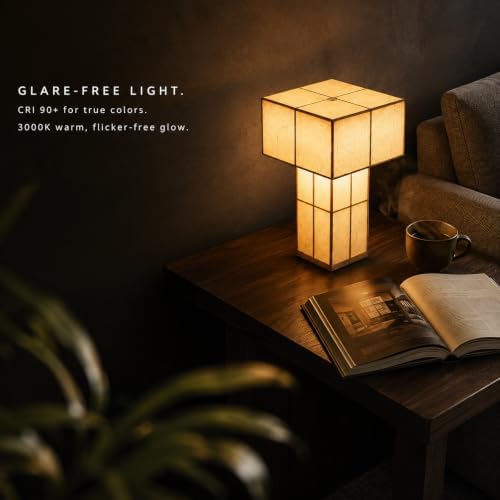 Cordless Rechargeable Table Lamp with Cocoon Shade Touch Dimmable - Image 5